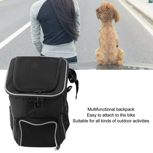 Dog Basket for Bike Pet Carrier Backpack Puppy Car for Hiking Biking Camping Soft Expandable Collapsible Scooter E Bike Bicycle Carrier Cats Small to Medium Pups Walmart