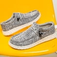 thumbnail image 2 of Mocasines de plataforma de lona para hombre Jumpingount 43, 2 of 7