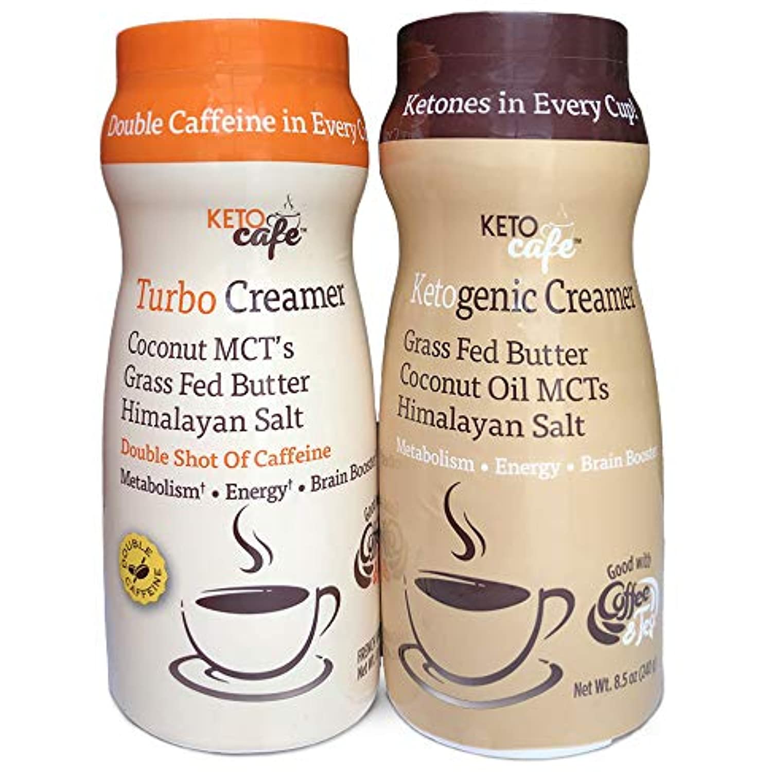 Keto Coffee Creamer with MCT Oil, Ghee Butter, Cocoa Butter, 16oz