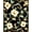 Ivory, Pattern 3, variant on ODIKA 4'x6' Machine Washable Non-Slip Area Rug, Midnight Bloom Hallway Accent High Traffic Rug, White, 217553
