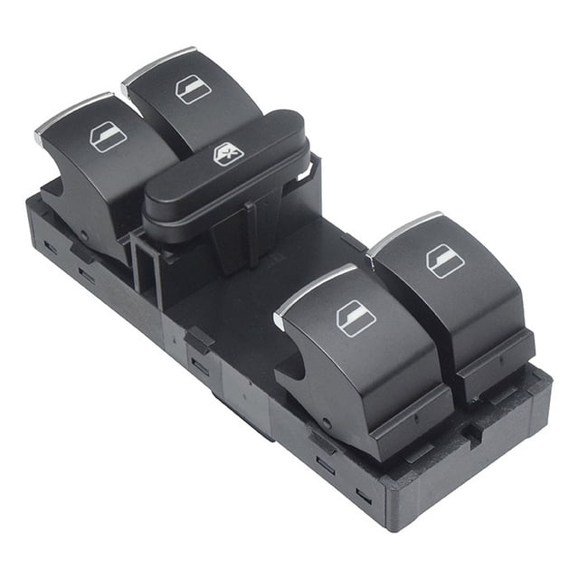 Control De Elevador Polo 2009 A 2019 Volkswagen Control De Elevador Negro Filo Plata Genérico .