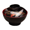 thumbnail image 3 of Tazón de sopa con tapa Vajilla de estilo japonés Durabilidad, Premium, Conveniente Fácil Estilo A, 3 of 9