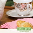 thumbnail image 4 of SimuLinen Cocktail and Party Napkins Beverage Napkins - Bubble Gum PINK - 250 Beverage Napkins, 4 of 8