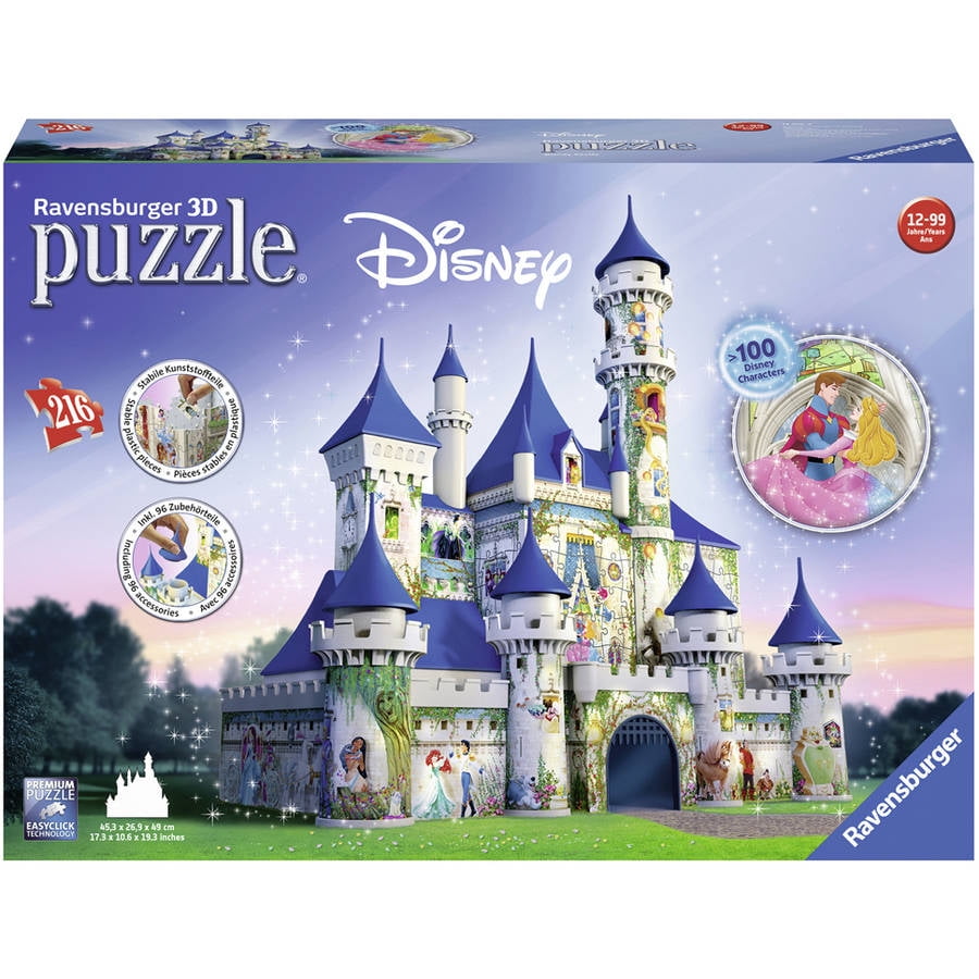 Ravensburger Disney Castle 3d Jigsaw Puzzle 216pcs Princess 