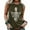 Army green, variant on Womens Funny Skull Graphic Tank Tops Summer High Neck Sleeveless Workout Tee Shirts