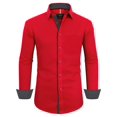 thumbnail image 1 of Vestido Shirt Alimens & Gentle para hombre, manga larga, sin arrugas, 1 of 5