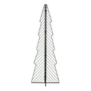 Large Folding Black Wire Christmas Tree Decor, 36 in, by Holiday Time