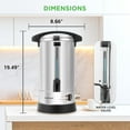 thumbnail image 7 of 8 Liter Water Boiler and Hot Water Dispenser - Double Layer Beverage with Safety Lock Lid, 7 of 7