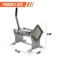 thumbnail image 3 of AKDSteel Stainless Steel Commercial Fry Cutter – Dual-Thickness (1/2” & 3/8”), Extra-Wide Design, 10-Second Clean, One-Handed Operation for Restaurant & Home Kitchens, 3 of 7