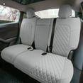 thumbnail image 2 of For 2020-2024 Tesla Model Y FH Group Waterproof Neoprene Custom Fit Made Car Seat Covers - Rear Solid Gray, 2 of 7