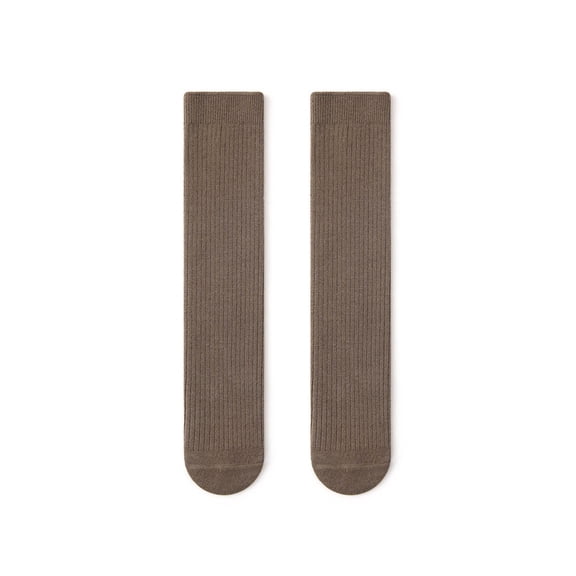 Aofany Girls Knee High Socks, Solid Color Cotton Socks Kids Socks Fashion Long Socks for 0-12 Years Girls