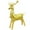 Gold 014, variant on JWshufel Christmas Decorations Reindeer Aluminum Film Lifelike Design for Holiday Parties and Home Decor 32.1in Gold