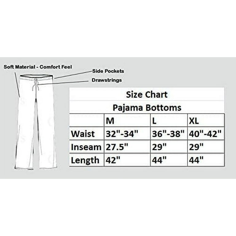 Shih Tzu Unisex Lightweight Cotton Blend Pajama Bottoms Large