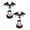 A22 C 5.9"X5.9"X0.6" 2Pack, variant on 2Pcs 2026 New Tealight Shadow Caster, Halloween Tea Light Holder, Witch Halloween Tealight Shadow Caster, Demon Halloween Tealight Shadow Caster For Home Party Scary Candle Stands Table Decor