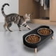 thumbnail image 4 of CaiYueKe Non-Slip Elevated Dog Bowls Stainless Steel Double Pet Feeder Dish Anti-Tip Spill Proof Bowls for Cats Small Dogs Senior Pets Food Water Bowls with Neck Support Easy Clean Feeding Station, 4 of 6