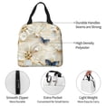 thumbnail image 4 of KLL Elegant Butterflies And Pearls Print Insulated Lunch Bag Women, Reusable Cute Tote Lunch Box for Adult & Men, Leakproof Cooler Lunch Bags for Work Office Travel Picnic, 4 of 6