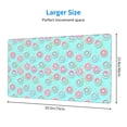 thumbnail image 2 of Naloa Colorful Sweet Donuts Gaming Mouse Pad Large Mouse Mat Long Extended Desk Pad Non-Slip Rubber Mice Pads Stitched Edges Thin Pad (16x29.5 Inch), 2 of 8