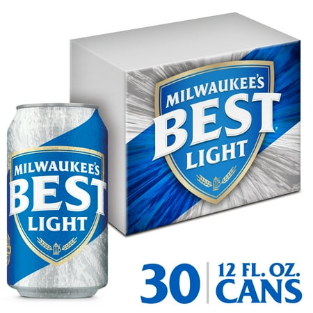 Milwaukee's Best Light Lager Beer, 30 Pack, 12 fl. oz. Cans, 4.1% ABV