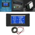 thumbnail image 3 of Almencla Current Voltage Amperage Panel Meter,LCD Digital Display Ammeter Voltmeter Closure CT, 3 of 8