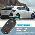 thumbnail image 2 of 433MHz NHVWB1U523 Replacement Smart Proximity Car Keyless Entry Remote Key Fob for Honda Civic Pilot 2001-2007 3 Buttons, 2 of 7