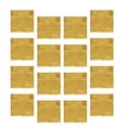 thumbnail image 4 of BRIGHTFUFU Papel de envoltura de grado alimenticio de hojalata dorada de 300 piezas Papel de aluminio delicado para dulces de té (estilo de grano de cáscara de naranja dorada), 4 of 7