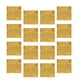 thumbnail image 4 of Papel de envoltura de grado alimenticio de hojalata dorada de 300 piezas Papel de aluminio delicado para dulces de té (estilo de grano de cáscara de naranja dorada), 4 of 5