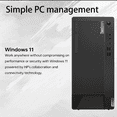 thumbnail image 3 of New Lenovo ThinkCentre M90t Gen 3 Business Tower Desktop, Intel 6-Core i5-12500, 32GB RAM, 2TB SSD, Wired Keyboard & Mouse, Windows 11 Pro, 3 of 5
