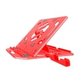 thumbnail image 1 of ziyahi Support Réglable pour Ordinateur Portable, Support Portable en Plastique Antidérapant pour Ordinateur Portable, Support de Refroidissement avec Support pour Téléphone, Rouge Rouge, 1 of 6