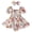 Multicolor, variant on ZEHJUHAN Infant Girls Smocked Bubble Romper Dress Short Puff Sleeves with Matching Headband Multicolor,0-3M