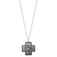 thumbnail image 2 of Jessica Simpson Faux Turquoise Stone Cross Necklace, 2 of 4