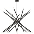thumbnail image 3 of 20 Light Scandinavian Gray Chandelier with Steel base material, 3 of 9