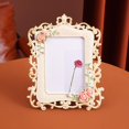 thumbnail image 1 of Marco de Fotos Rústico, Soporte de Fotos de Rosas Adornado Creativo, Soporte de Imagen Independiente para Restaurante, Comedor, Decoración de Escritor , 27,5 cm x 20,5 cm 275 cm x 205 cm Macarena Imagen, 1 of 8