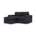 thumbnail image 1 of Sillón Loveseat Seccional Adapti Modular Reposabrazo Ancho + Otomano Gris Carbón, 1 of 9
