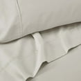 thumbnail image 3 of Superior 1400-1500 Thread Count Cotton Blend Pillowcase, Set of 2, King, Silver, 3 of 6