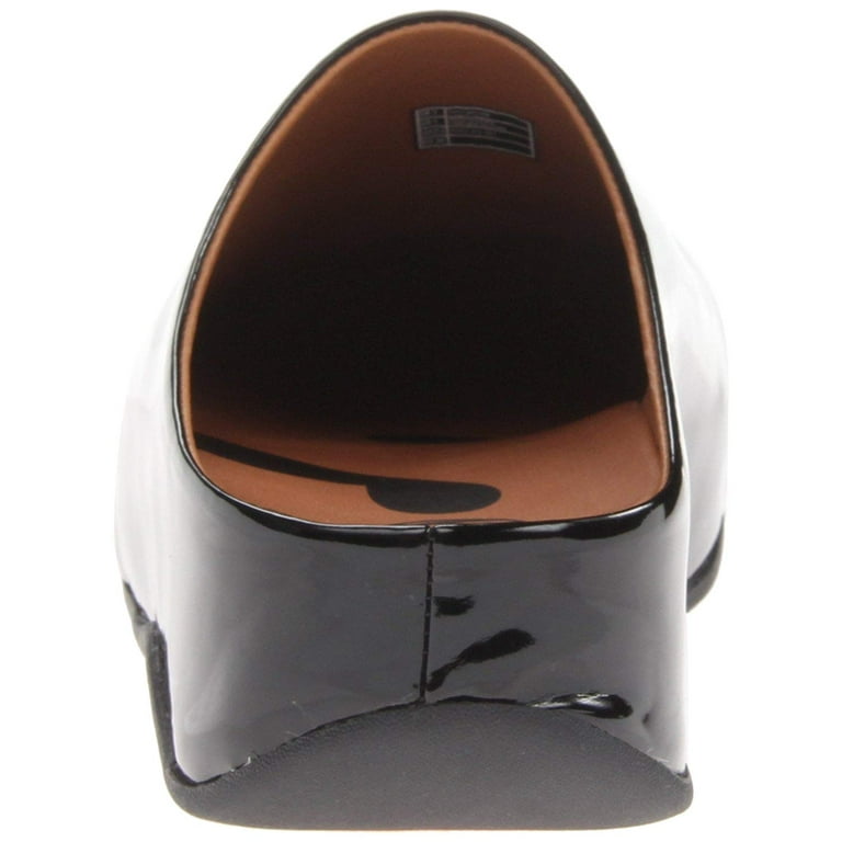 FitFlop Women s Shuv Patent Mule Black Size 7.0 Walmart