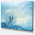 thumbnail image 2 of Close Up White Dandelion with Filter - Large Flower Canvas Wall Art, 2 of 3