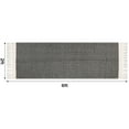 thumbnail image 6 of Moynesa 2'x6' Boho Runner Rug Washable Kitchen Rugs Woven Cotton Throw Mat with Tassels Farmhouse Low Pile Soft Runner Carpet for Kitchen Bathroom Non Slip, Black, 6 of 9