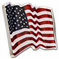 thumbnail image 3 of 2023 Republic of Cameroon 1 oz Silver 3D Waving American Flag, 3 of 4