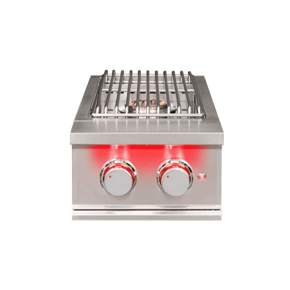 TrueFlame Built-in Double Side Burner Stainless Steel for Outdoo Kitchen
