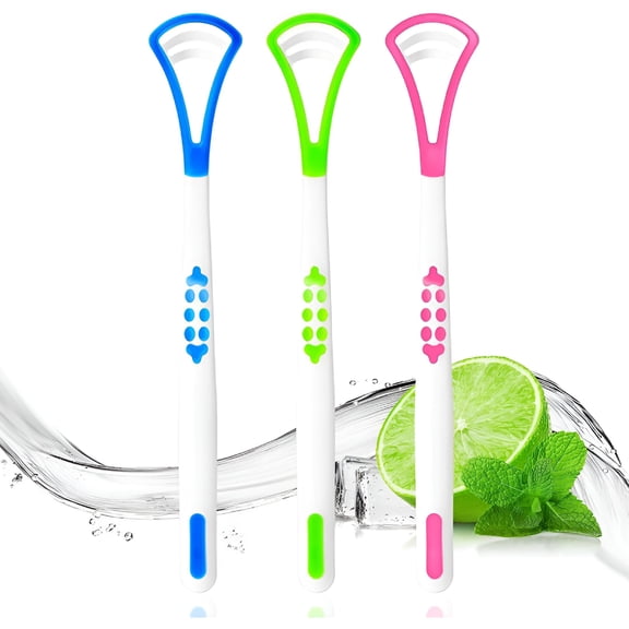 ACDANC Tongue Scraper Cleaner,3 Colors Pack Tongue Cleaner