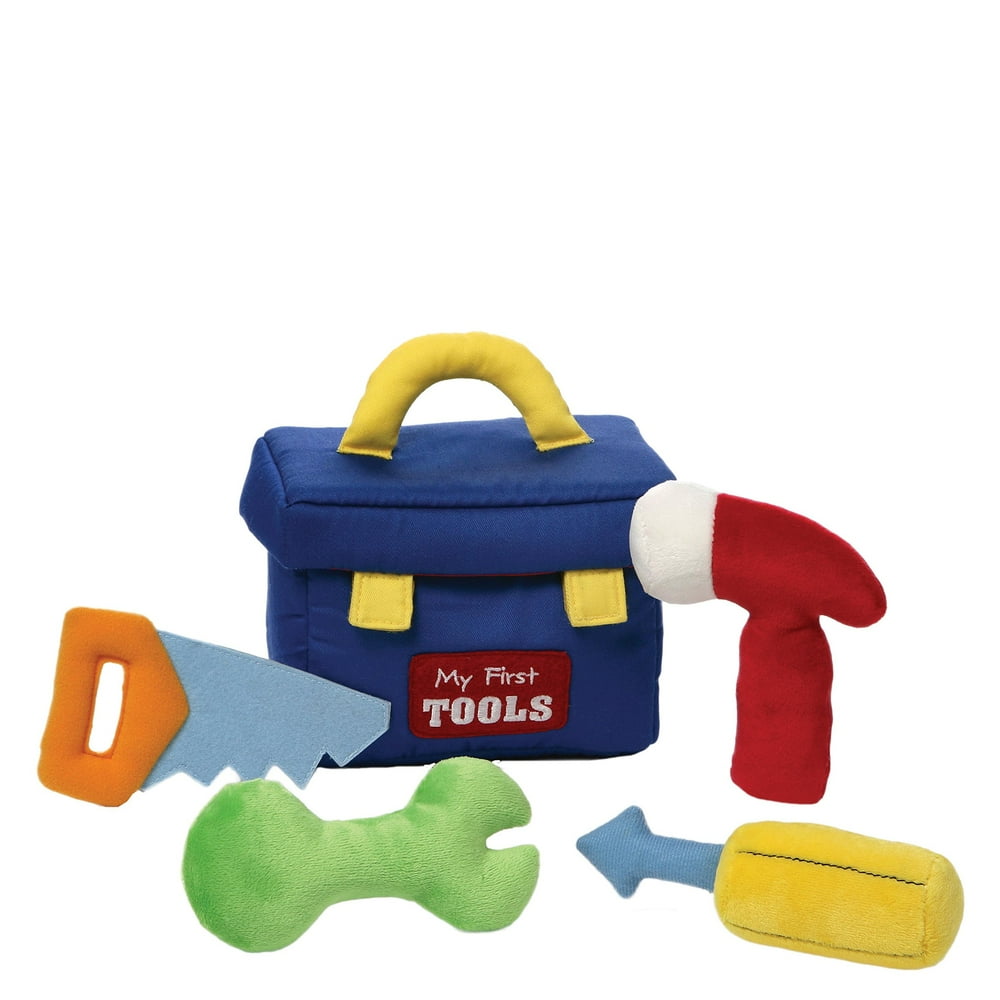 Baby GUND My First Toolbox Stuffed Plush Playset, 5 pieces Walmart