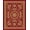 Red, Pattern 1, variant on ODIKA 4x6 Machine Washable Non-Slip Area Rug, Celtic Knot Spiral Latch Hook Canvas Kit DIY Yarn Needlework Project High Traffic Rug, Green, 646084