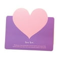 thumbnail image 3 of 60pcs Valentine's Day Foldable Heart Cards - Love Greeting Assorted Color Cards for Wedding Anniversary Birthday Christmas & All Heartfelt Occasion Messaging, 3 of 5
