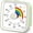 Rainbow Green, variant on Visual Timer for  with Pause Function, Cute Silent Timer with Rainbow for Classroom, Teaching, Task, Kitchen, 60 Minute Countdown Time Management for  (Rainbow Green)