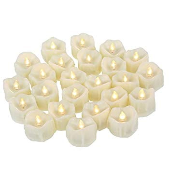flickering tealight unscented flameless