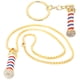 thumbnail image 1 of VERDANVERSE 1Jgo Llavero Colgante Decorativo Dorado Simple Y Para Llaves Y, 1 of 7