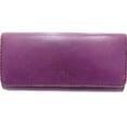 thumbnail image 2 of Pre-Owned LOEWE Long Wallet 101111 Round Nappa Leather Purple Women's 181849 (Good), 2 of 10