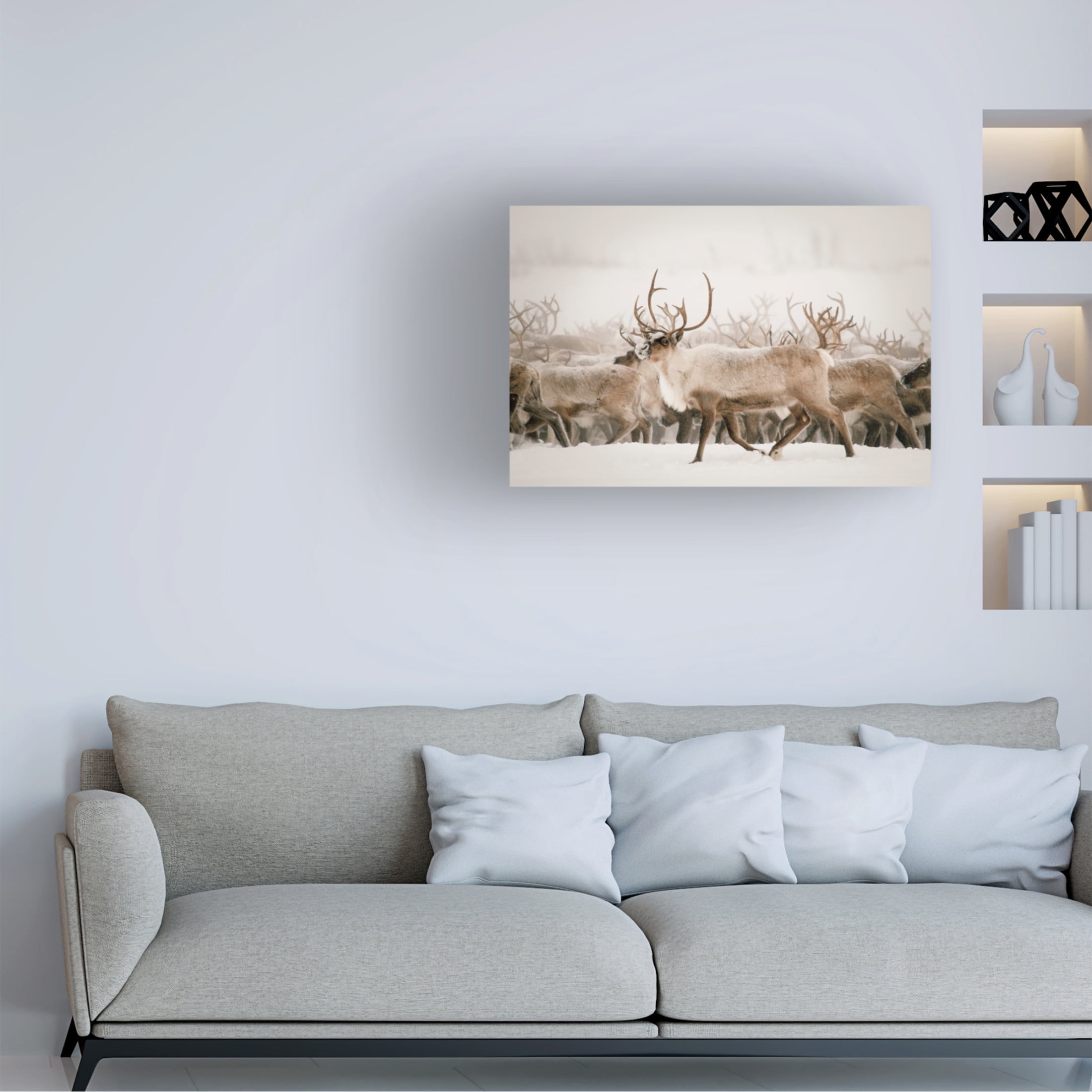 Canvas Wall Art - Krista Broadway 'Firth' Wall Art for Living Room, Bedroom, or Office Décor by Trademark Fine Art - 24 x 16 Inches