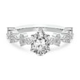 thumbnail image 4 of IGI Certified 2 Carat Pear Shape Lab Grown Diamond Engagement Ring | 14K White Gold | Dorothea Side Stone Diamond Ring | FG-VS1-VS2 Quality Friendly Diamonds, 4 of 6