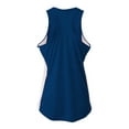 thumbnail image 2 of A4 Womens 100% Polyester Interlock Fabric Athletic Performance The Pacer Tank Top, NAVY/WHITE, X-Large, NW2009, 2 of 2